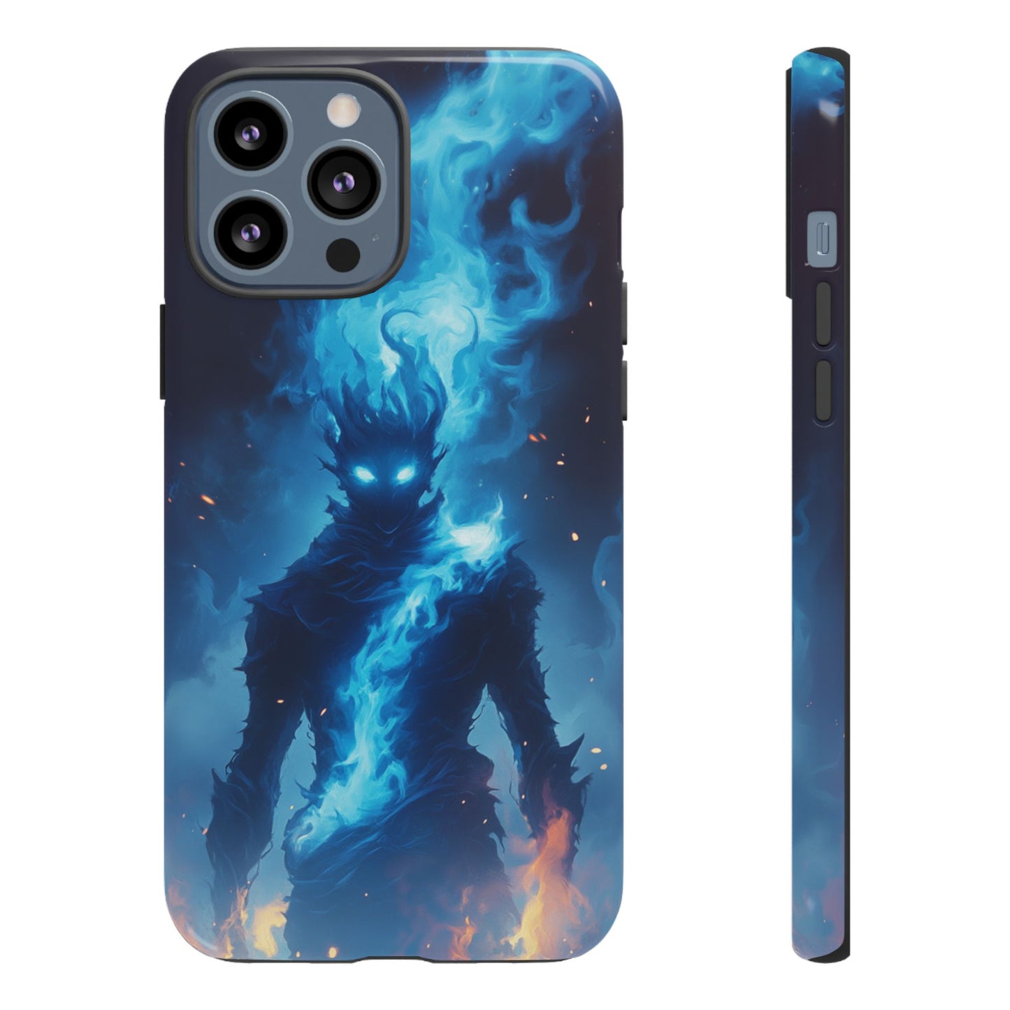 Blue Flame Spirit - Tough iPhone Case