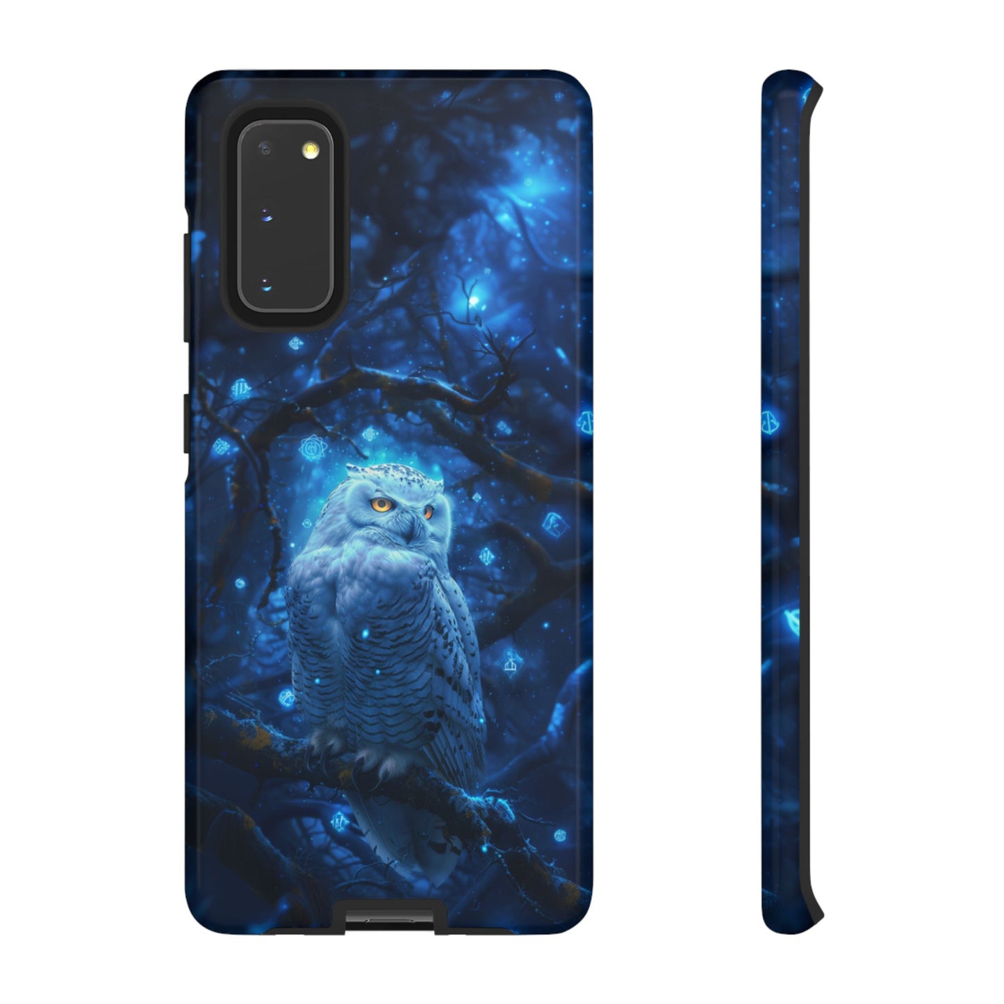 Luminous Rune Owl – Tough Samsung Galaxy Case