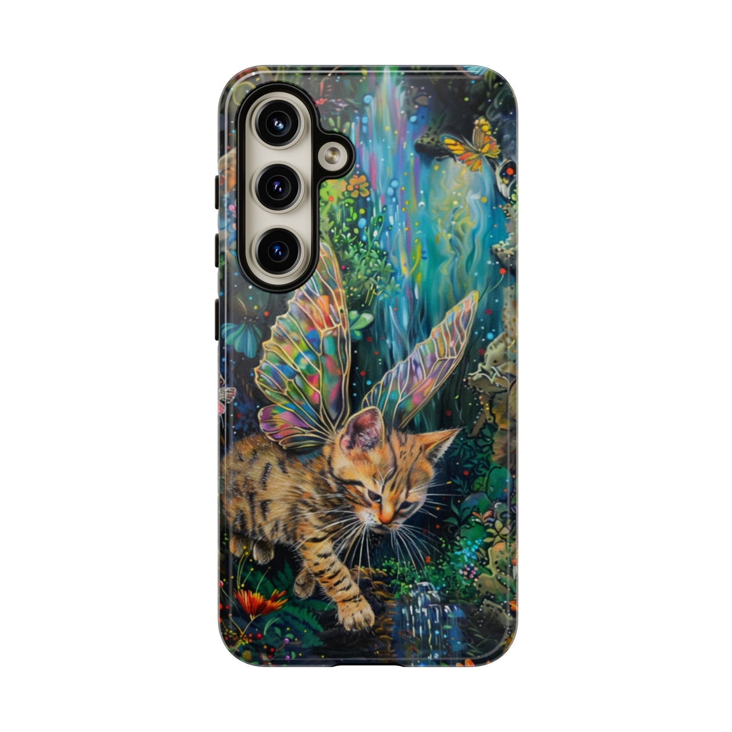 Fairy Garden Cat Phone Case – iPhone, Google Pixel, Samsung Galaxy