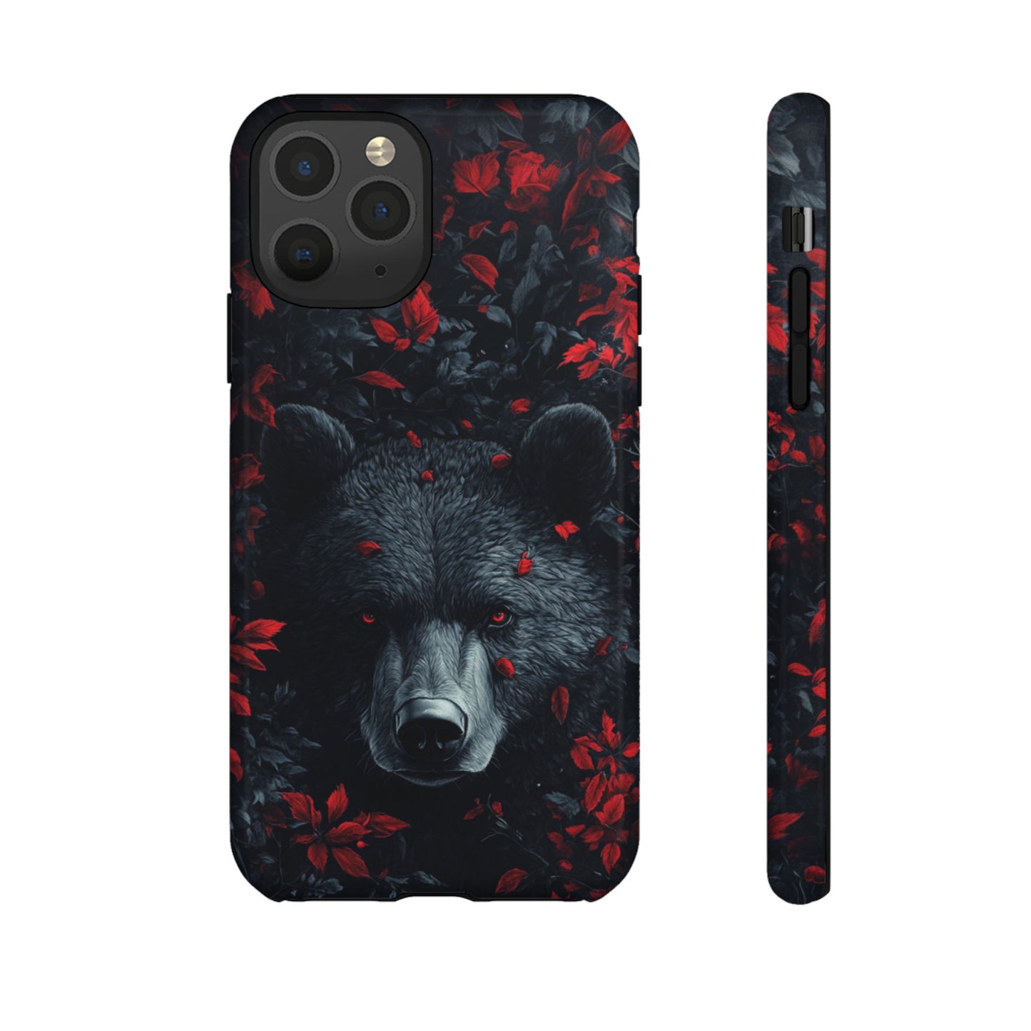 Crimson Bear Thicket – Tough iPhone Case