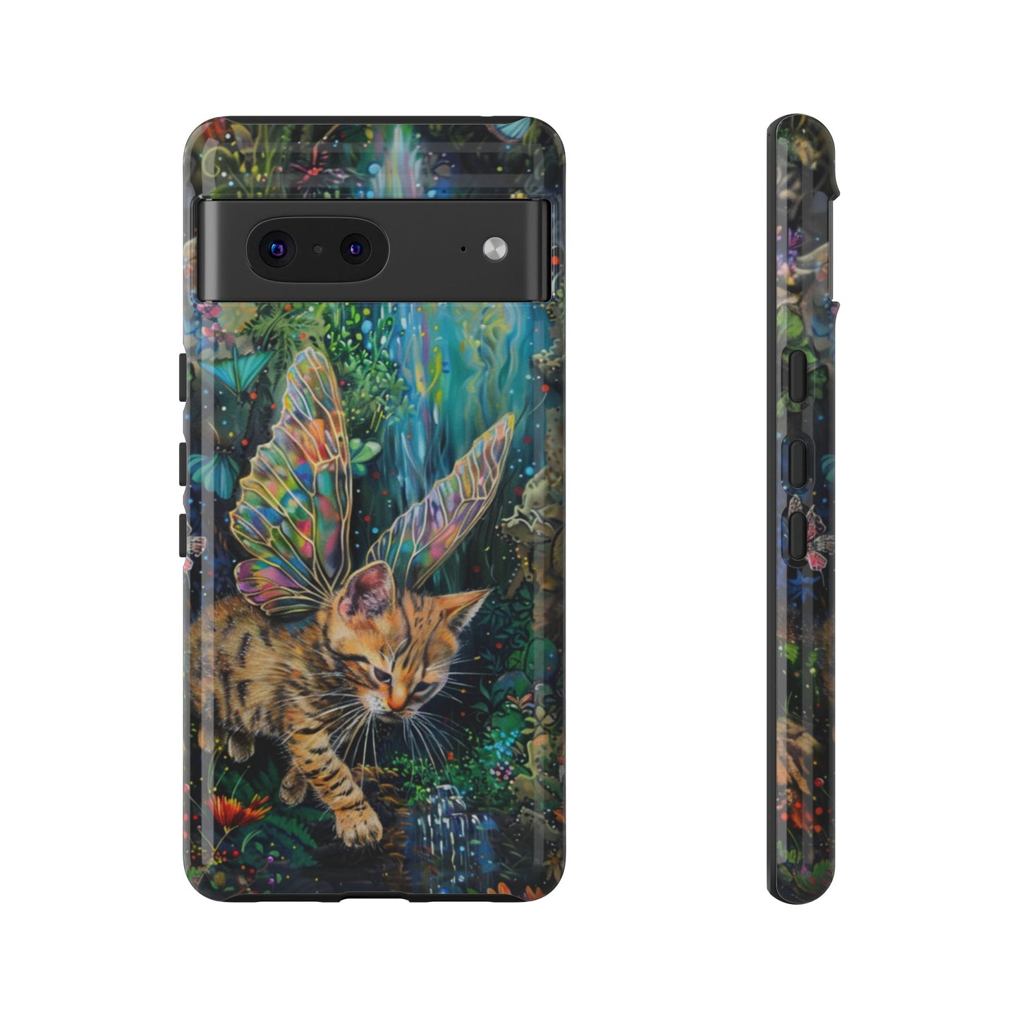 Fairy Garden Cat Phone Case – iPhone, Google Pixel, Samsung Galaxy