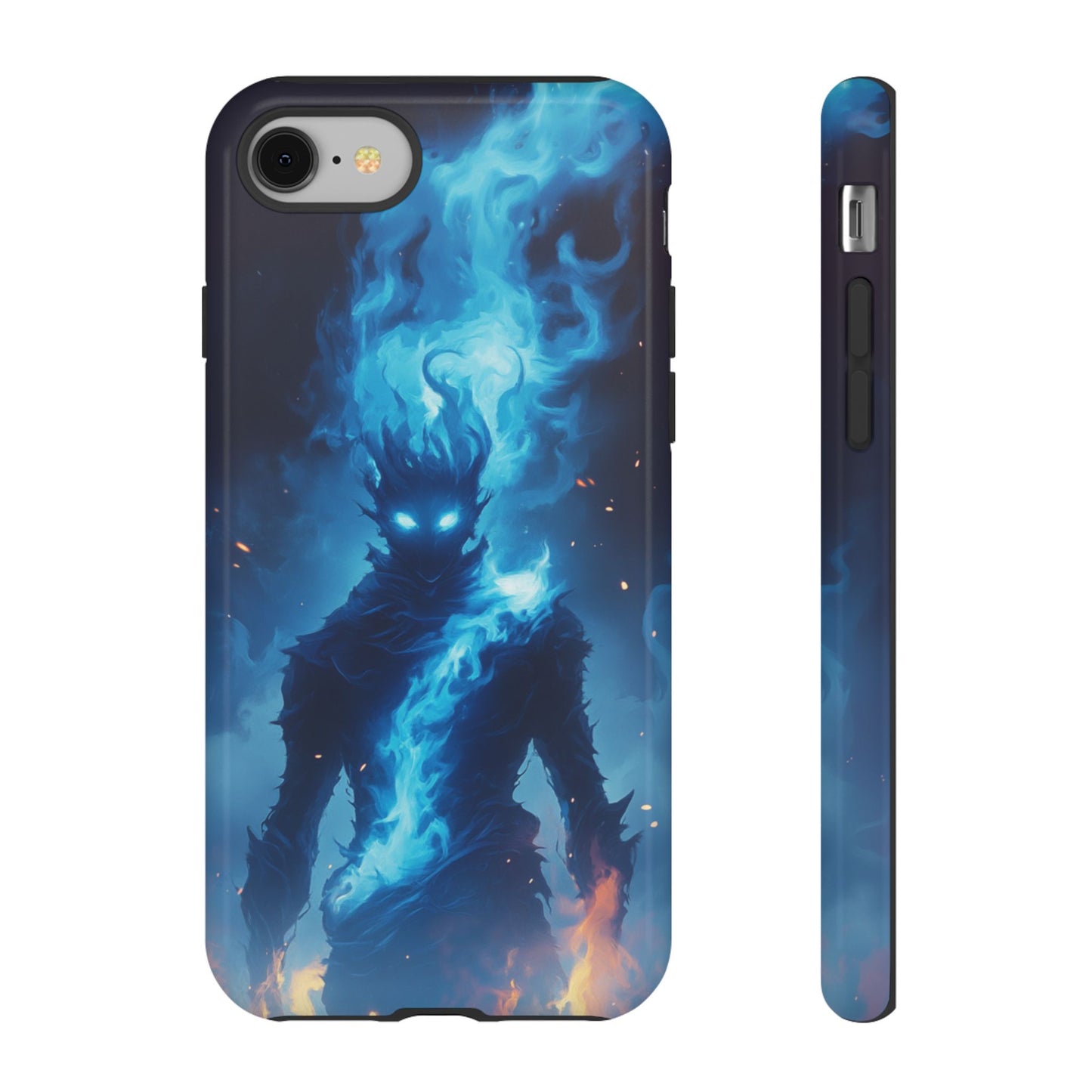 Blue Flame Spirit - Tough iPhone Case