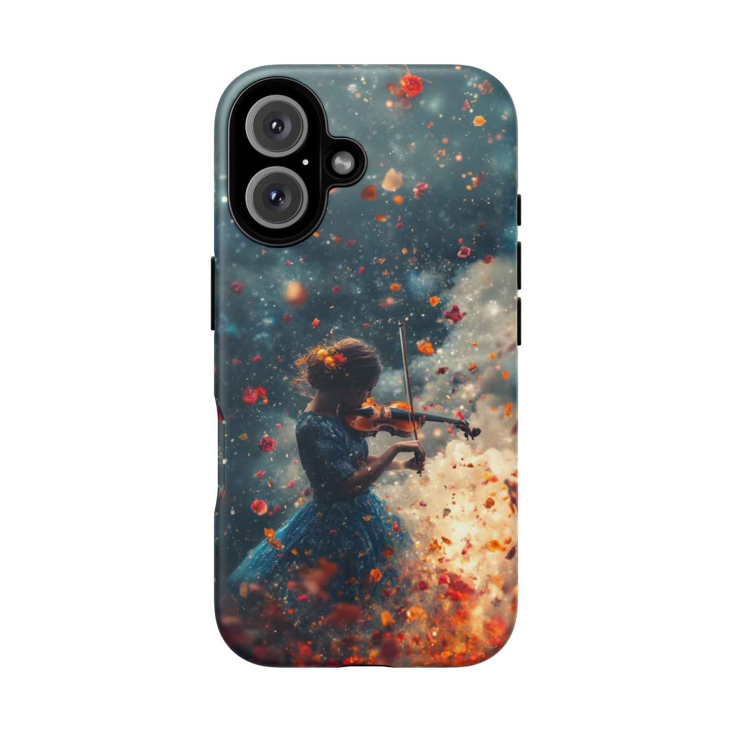 Petal Breeze Violinist Phone Case - iPhone, Google Pixel, Samsung Galaxy
