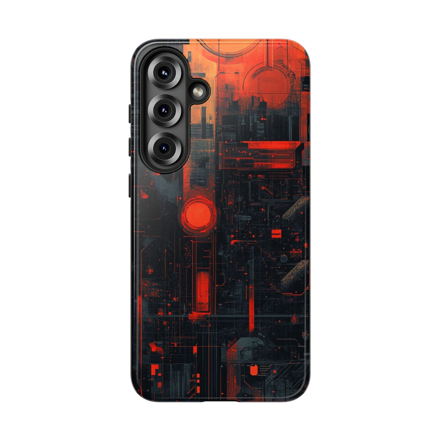 Neon Circuit Matrix – Tough Samsung Galaxy Case