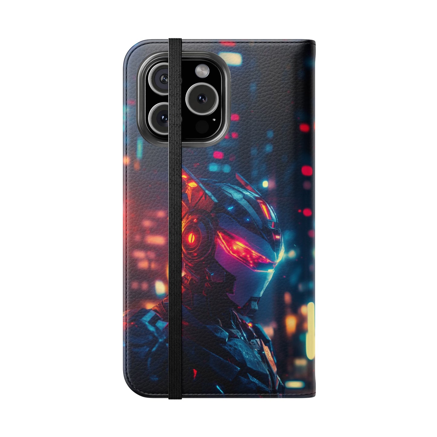 Neon Cyborg - Wallet Flip Case