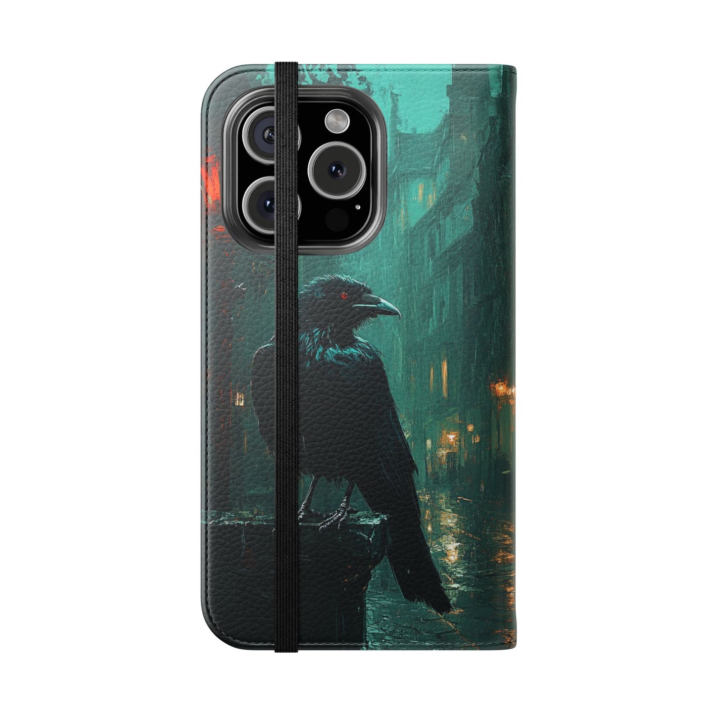 Victorian Raven - Wallet Flip Case