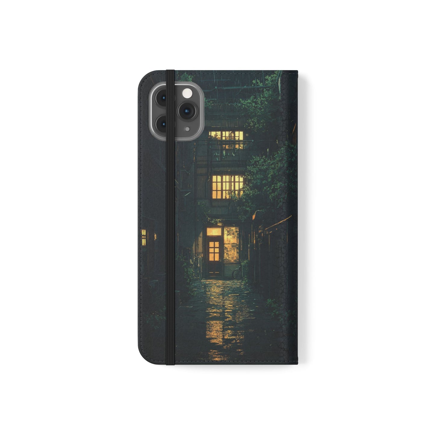 Rainy Alley - Wallet Flip Case