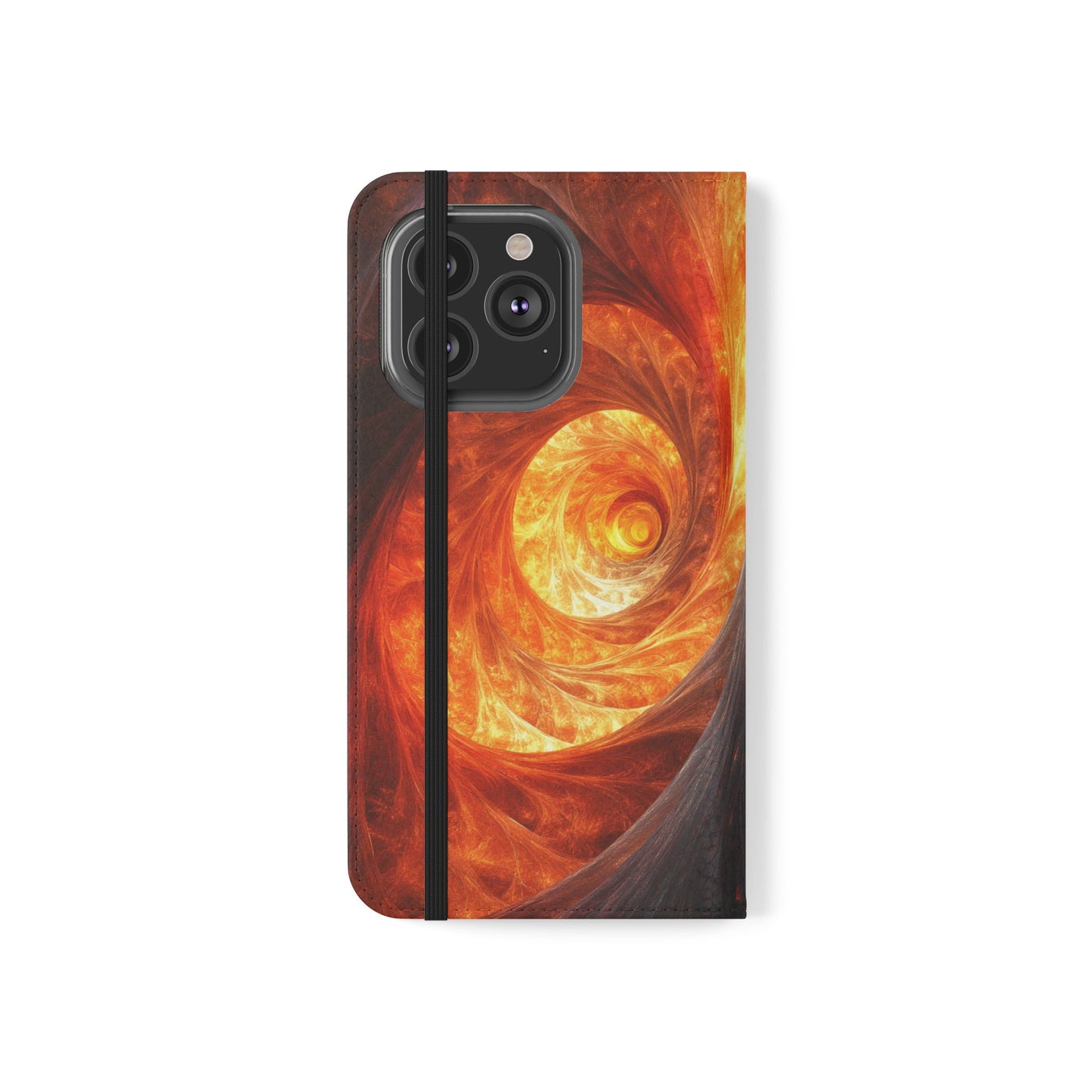 Fire Spiral - Wallet Flip Case