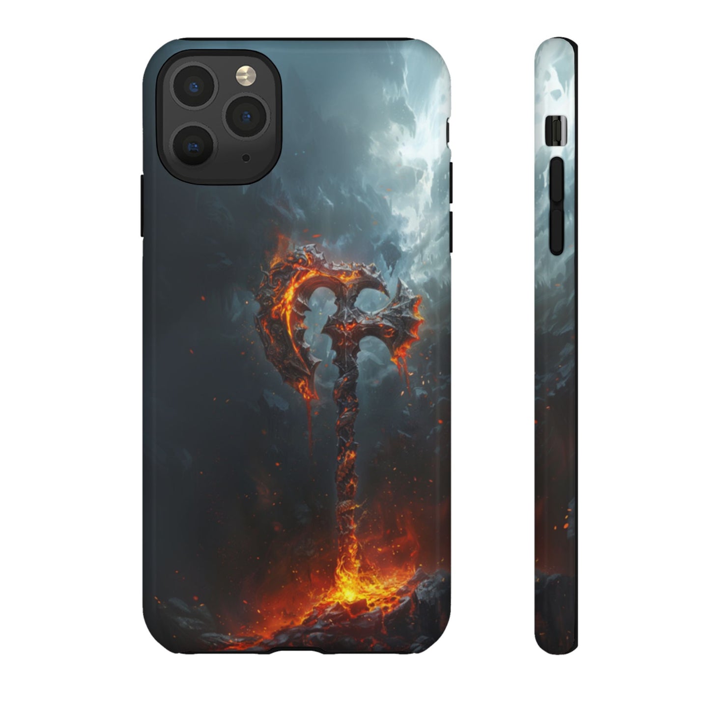 Molten War Axe - Tough iPhone Case