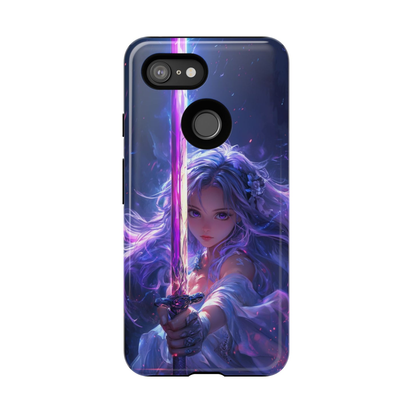 Violet Blade Warrior – Tough Google Pixel Case