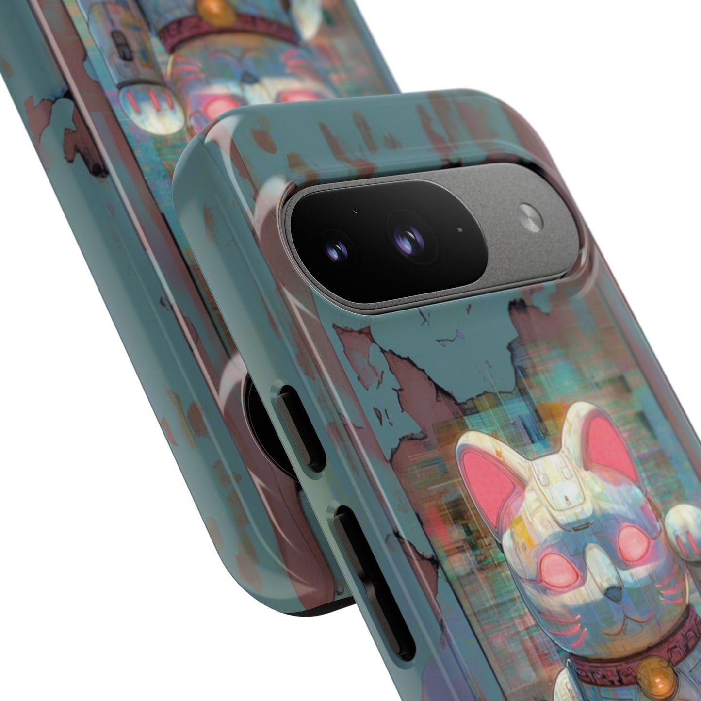 Cyber Lucky Cat - Tough Google Pixel Case