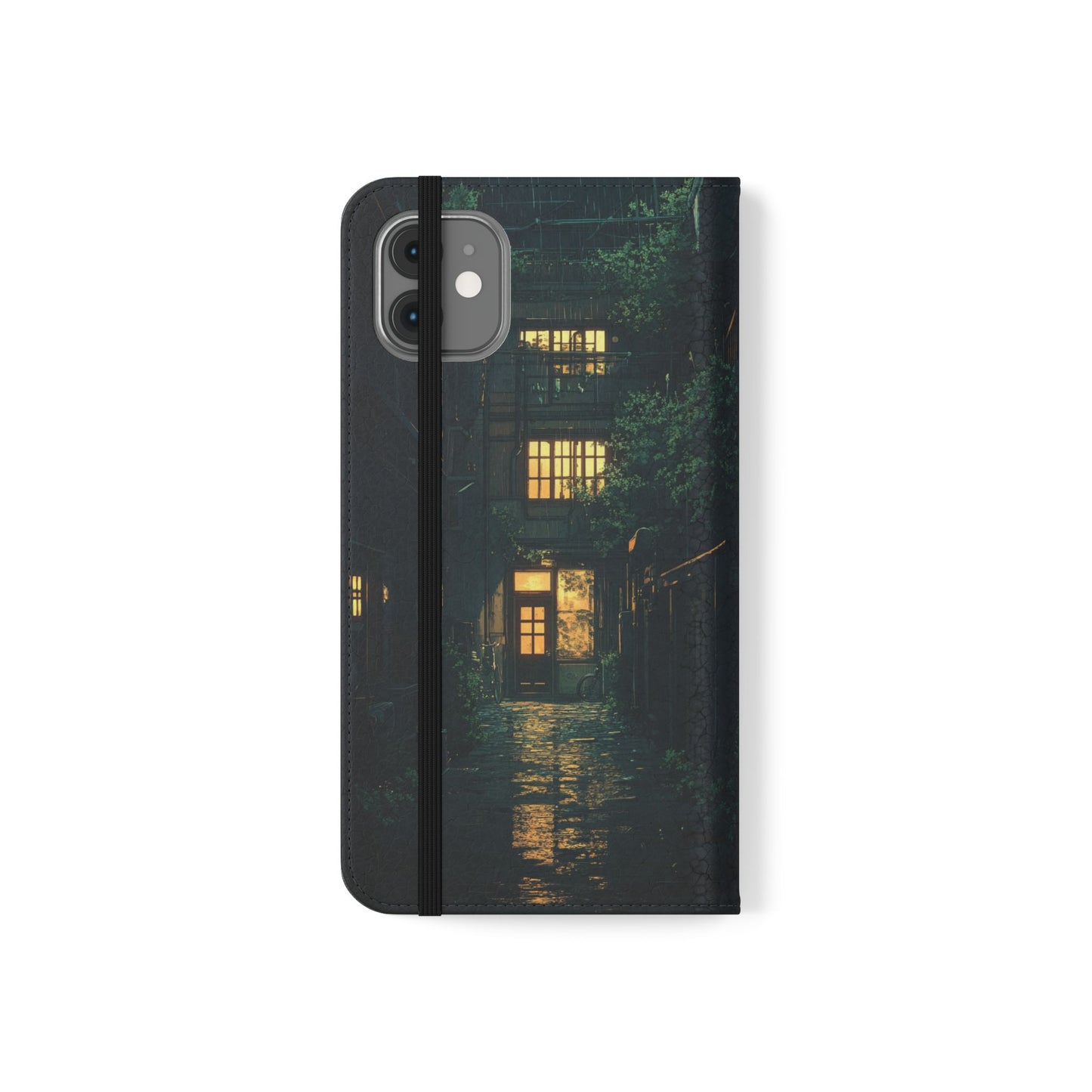 Rainy Alley - Wallet Flip Case