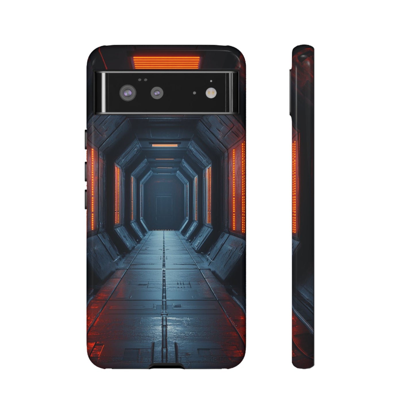 Red Alert Corridor – Tough Google Pixel Case
