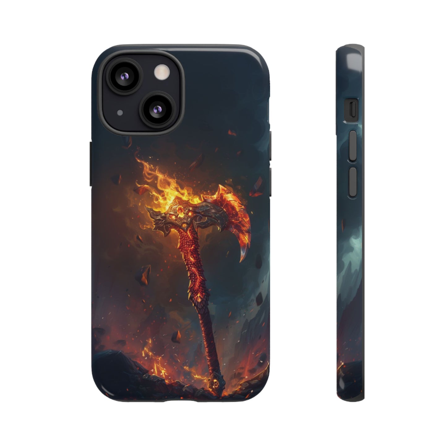 Dragon Fire Axe - Tough iPhone Case