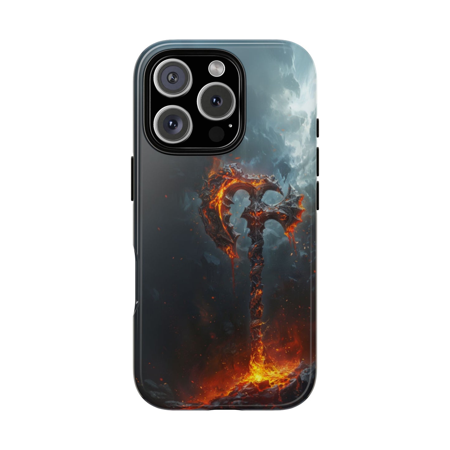 Molten War Axe - Tough iPhone Case