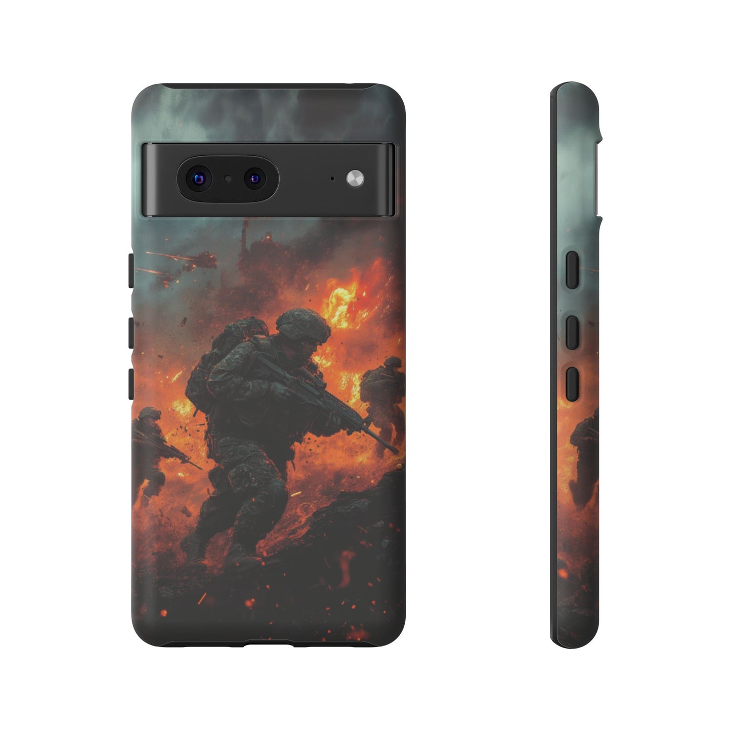 Epic Battlefield Soldier Phone Case - iPhone, Google Pixel, Samsung Galaxy