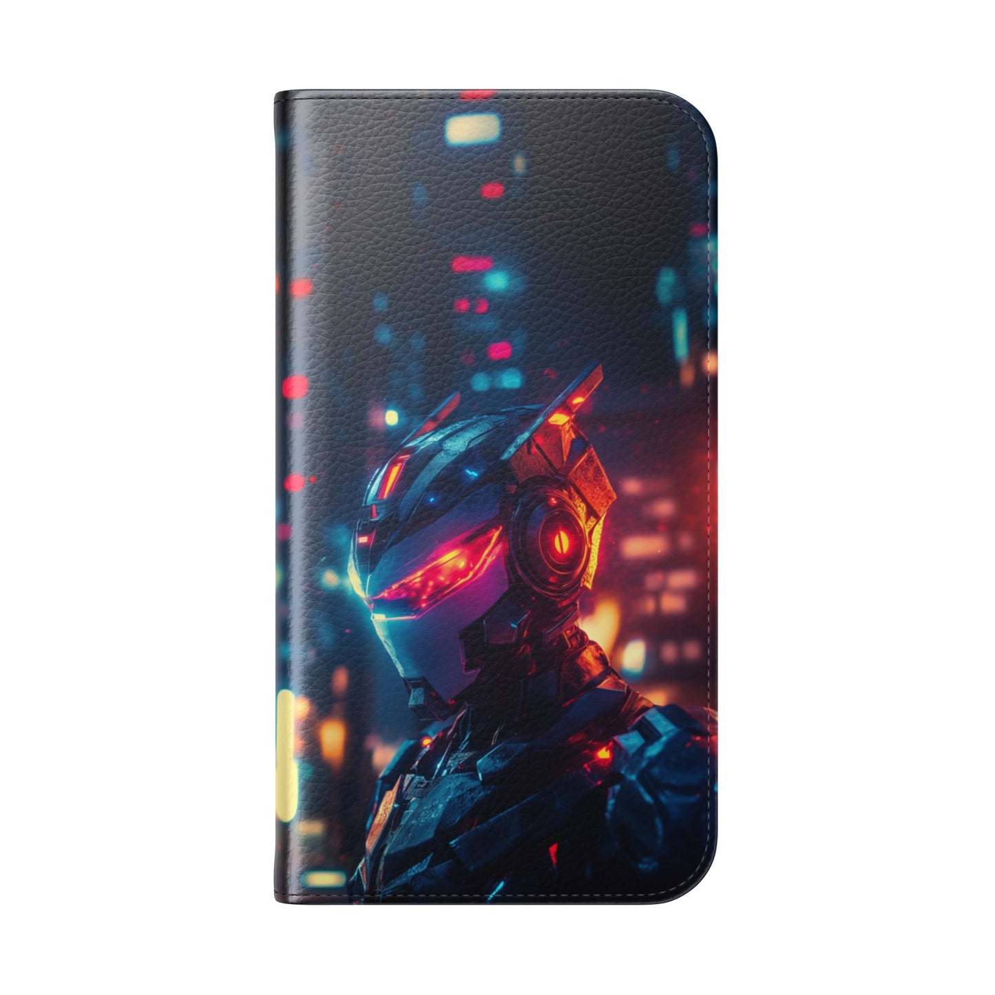 Neon Cyborg - Wallet Flip Case