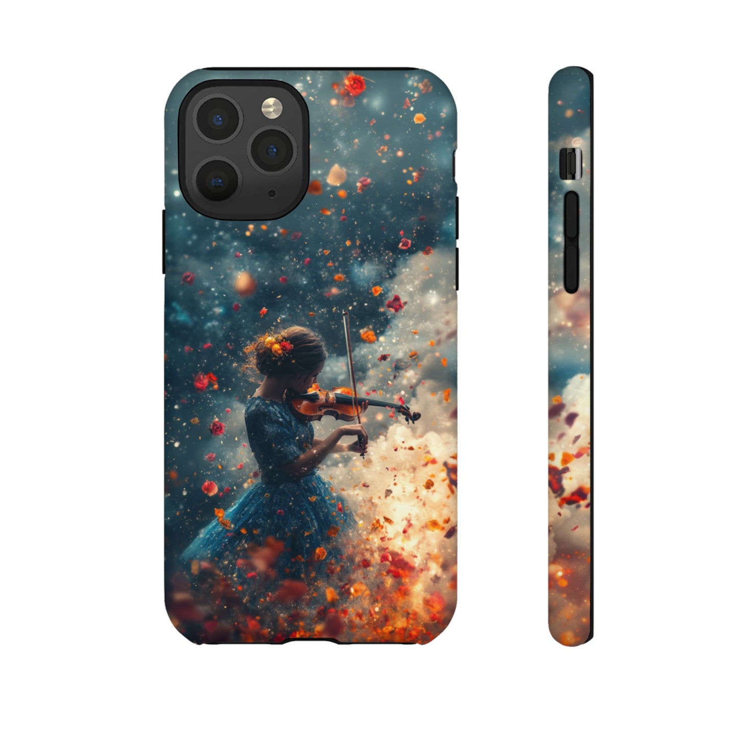 Petal Breeze Violinist Phone Case - iPhone, Google Pixel, Samsung Galaxy