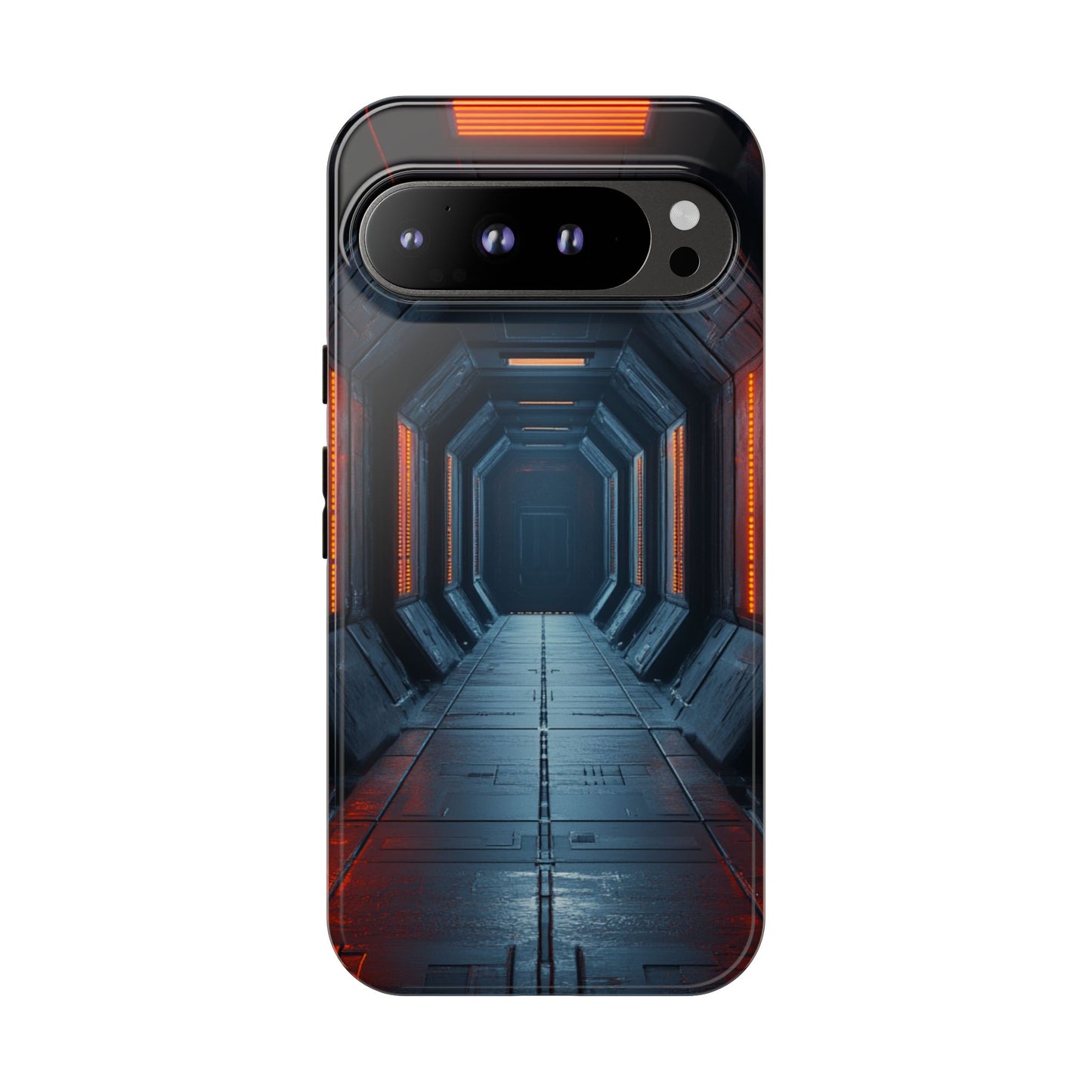 Red Alert Corridor – Tough Google Pixel Case