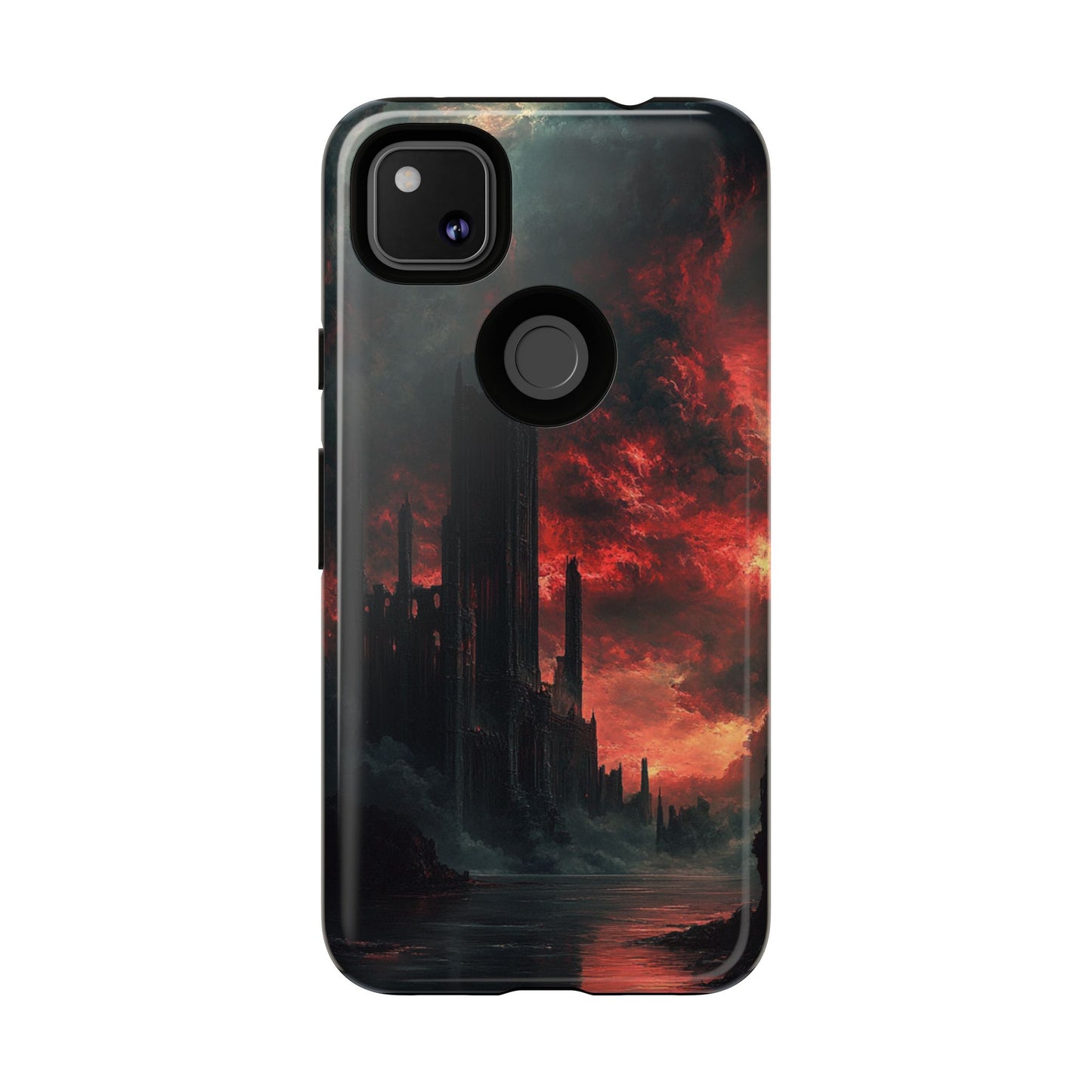 Crimson Dread Citadel – Tough Google Pixel Case
