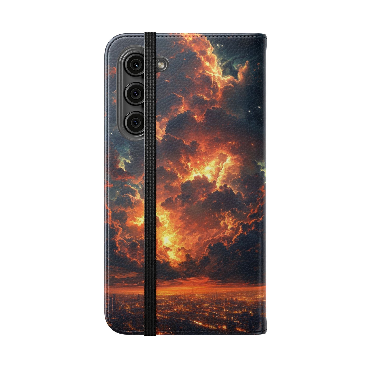 Cosmic Storm - Wallet Flip Case