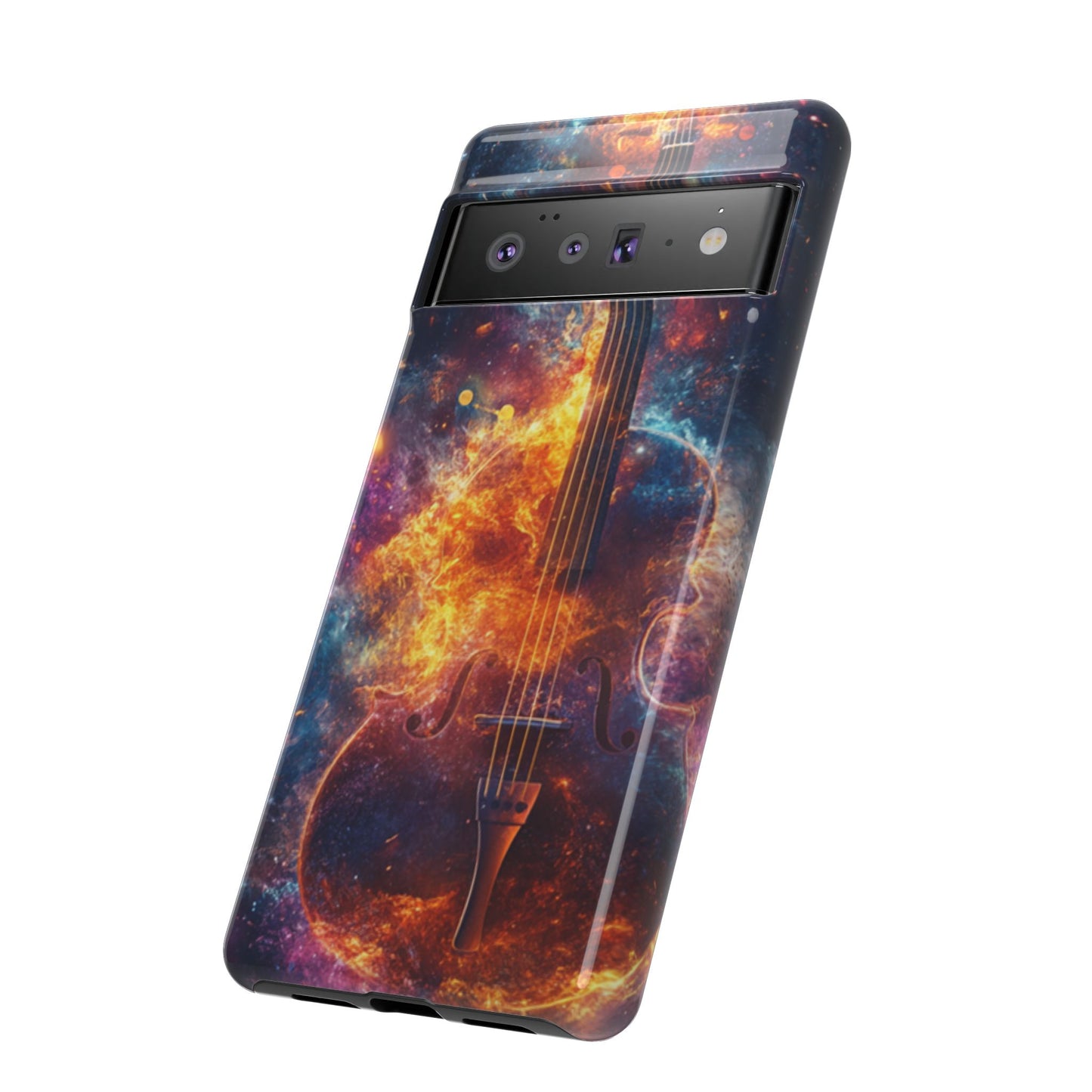 Fiery Violin Galaxy Phone Case – iPhone, Samsung, Google Pixel