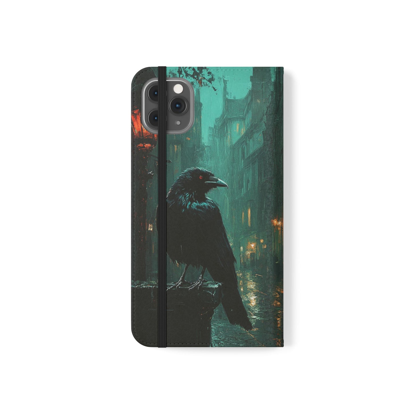 Victorian Raven - Wallet Flip Case