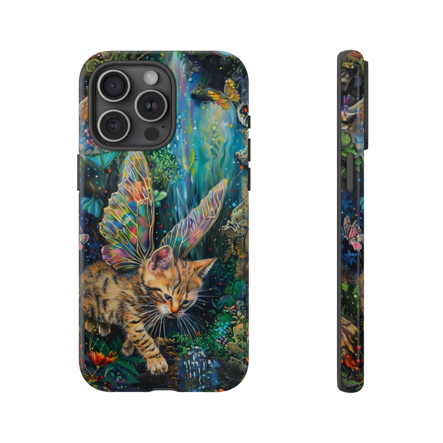 Fairy Garden Cat Phone Case – iPhone, Google Pixel, Samsung Galaxy