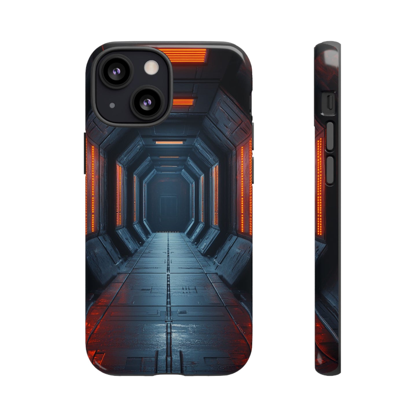 Red Alert Corridor – Tough iPhone Case