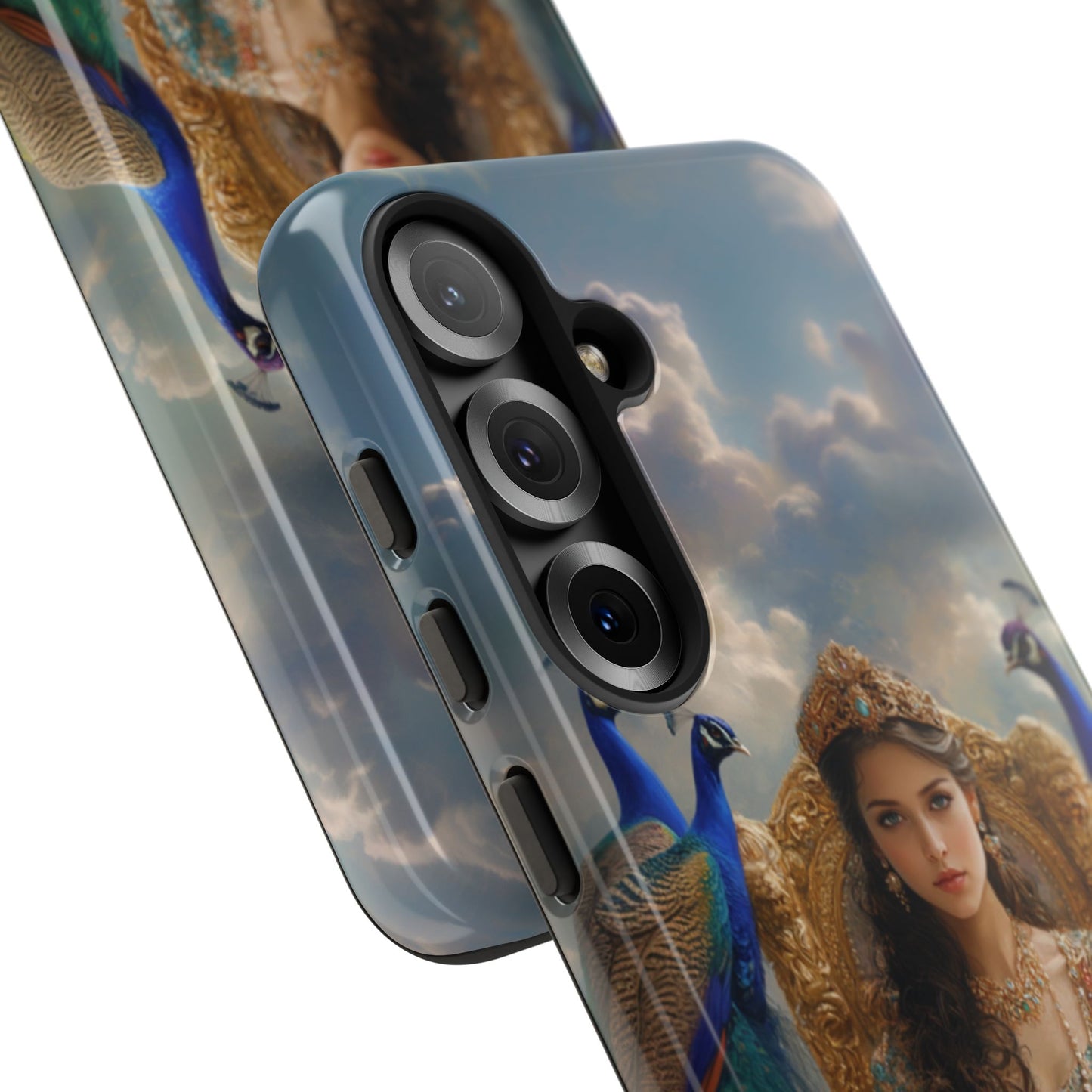 Hera Peacock Empress Golden Throne - Tough Samsung Galaxy Case