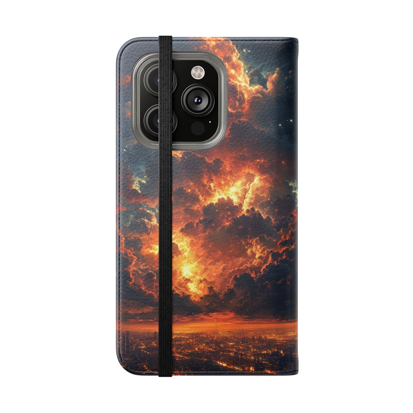Cosmic Storm - Wallet Flip Case