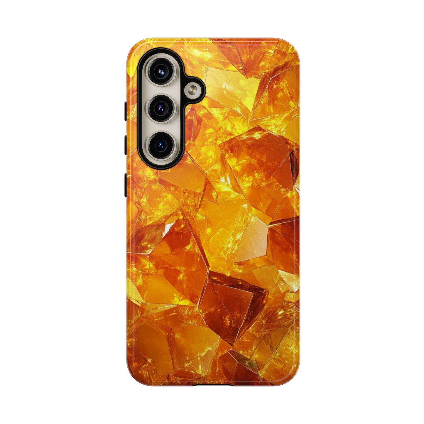 Amber Crystal Shards – Tough Samsung Galaxy Case