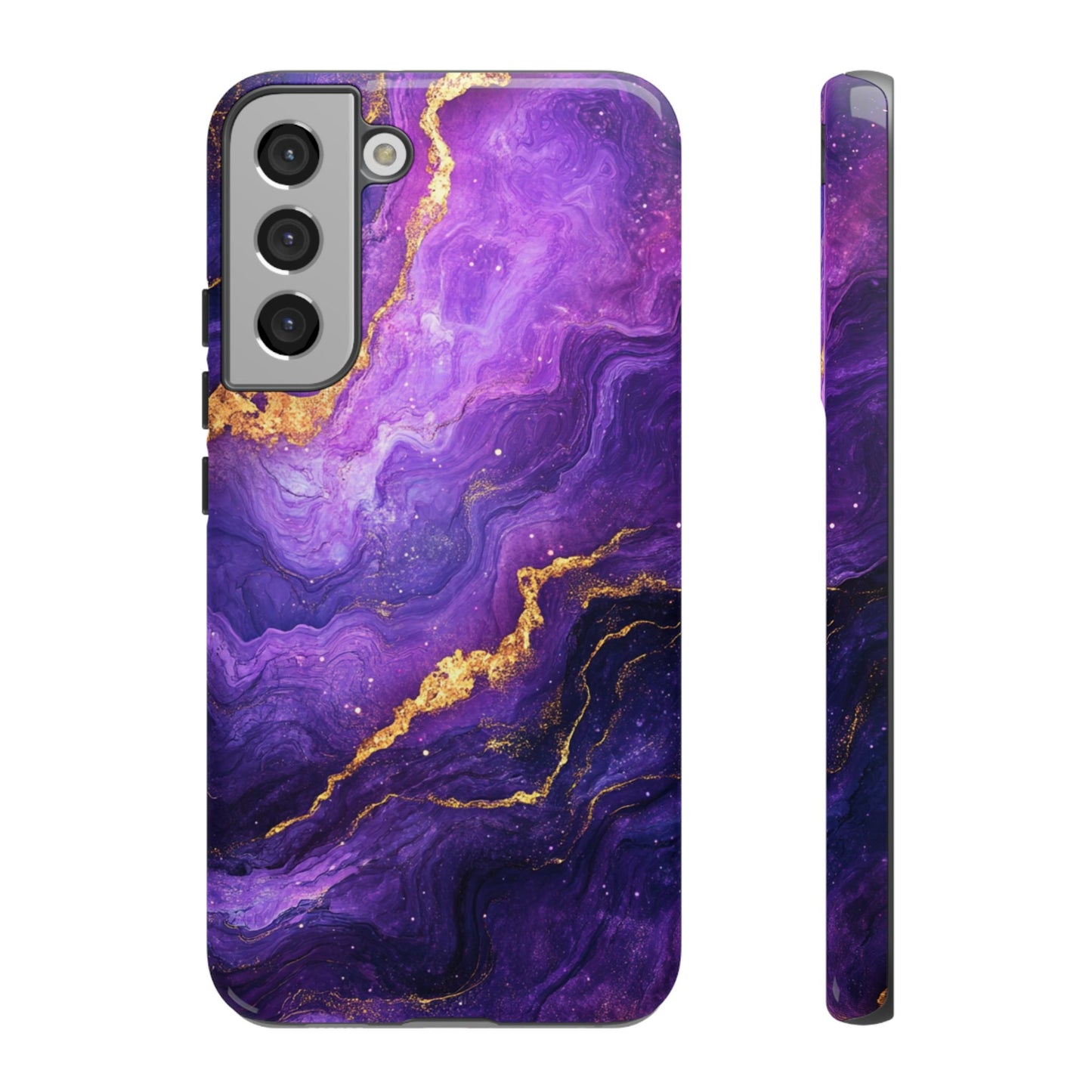 Amethyst Gold Marble – Tough Samsung Galaxy Case