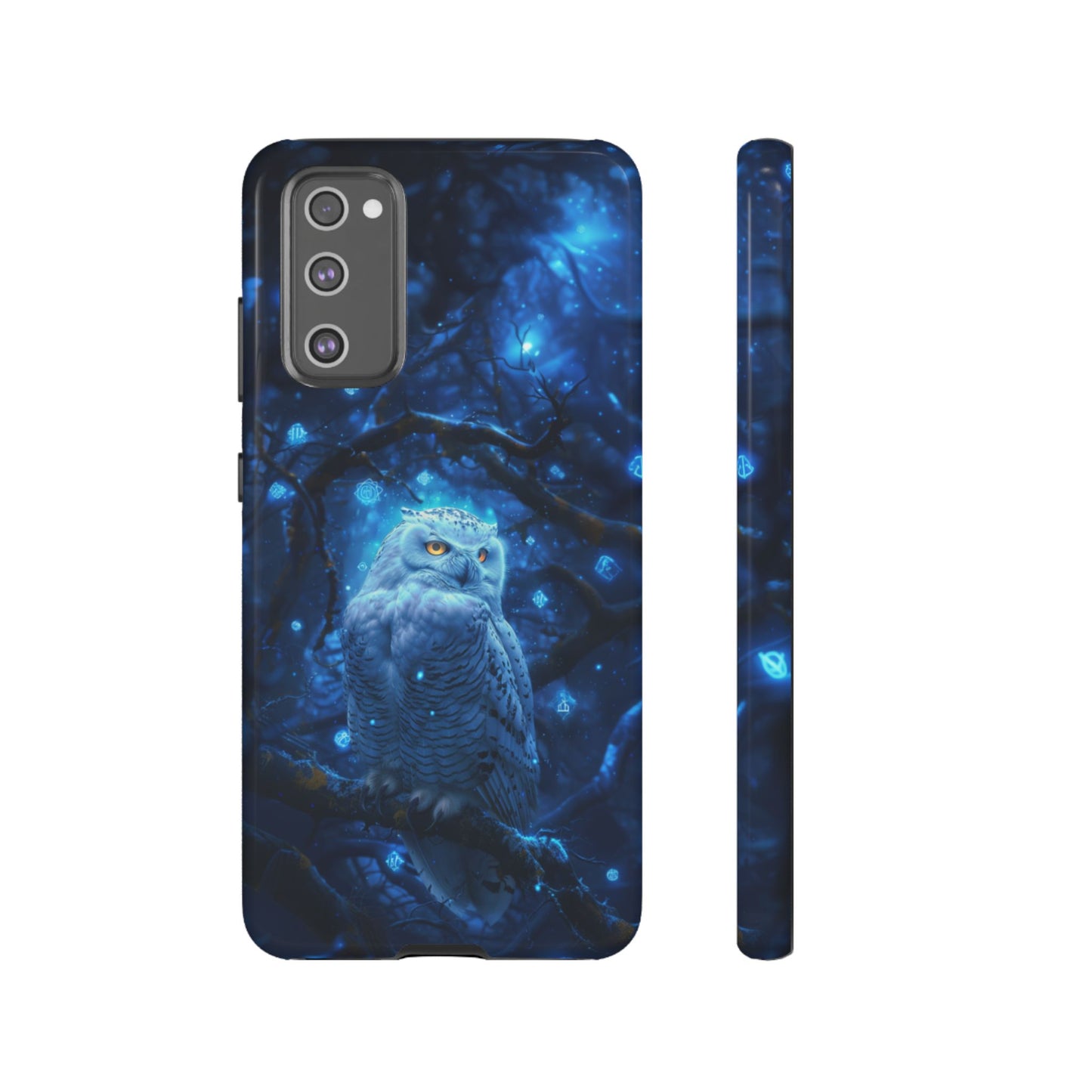Luminous Rune Owl – Tough Samsung Galaxy Case