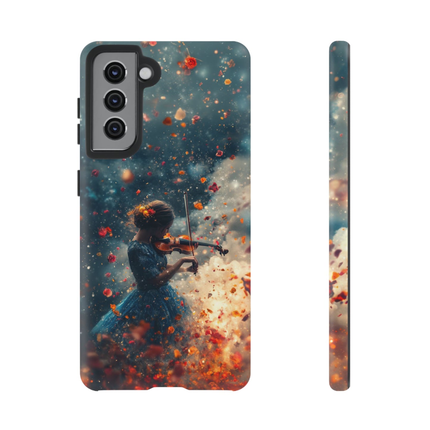 Petal Breeze Violinist Phone Case - iPhone, Google Pixel, Samsung Galaxy