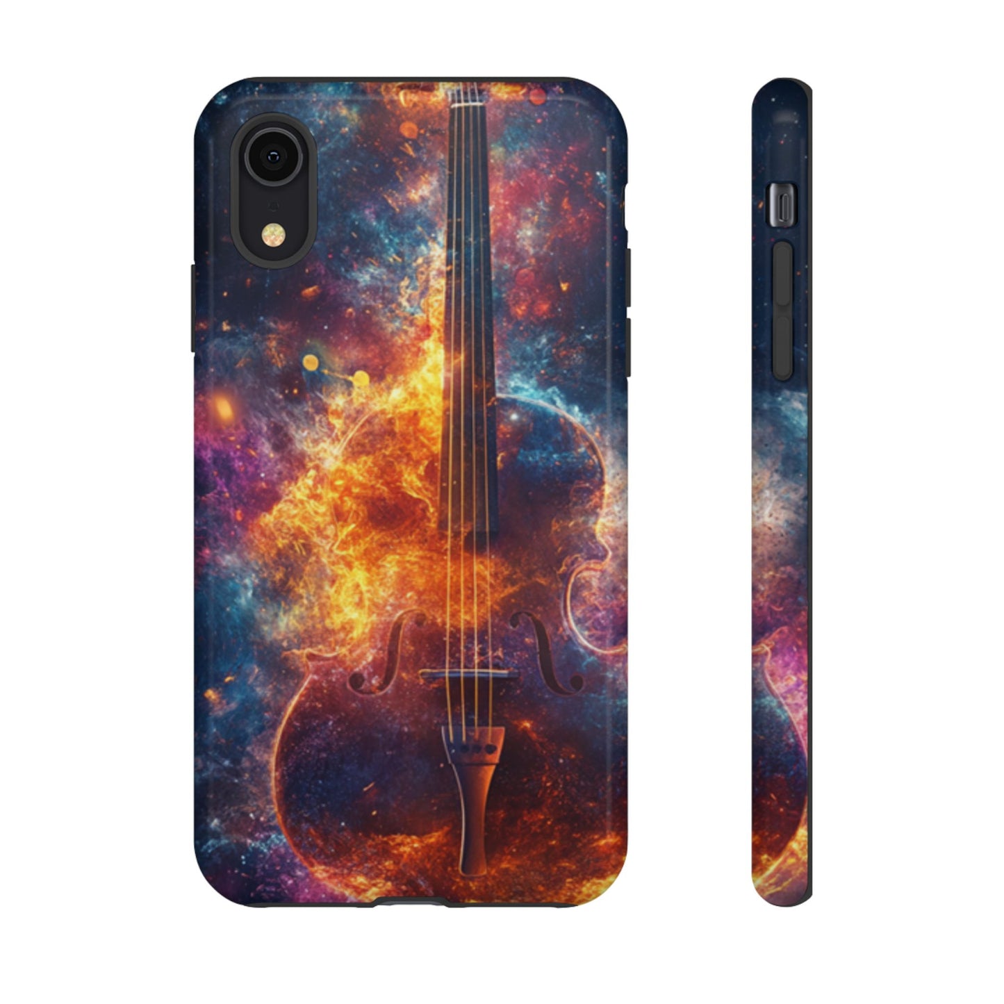 Fiery Violin Galaxy Phone Case – iPhone, Samsung, Google Pixel