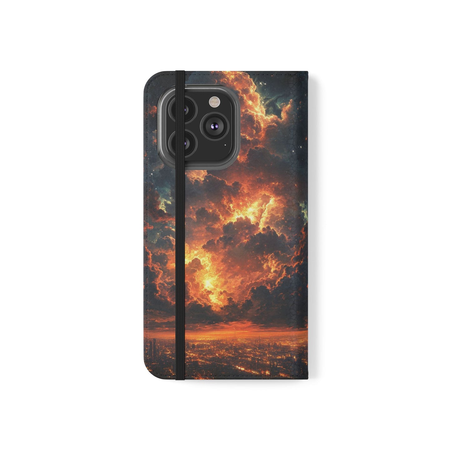 Cosmic Storm - Wallet Flip Case