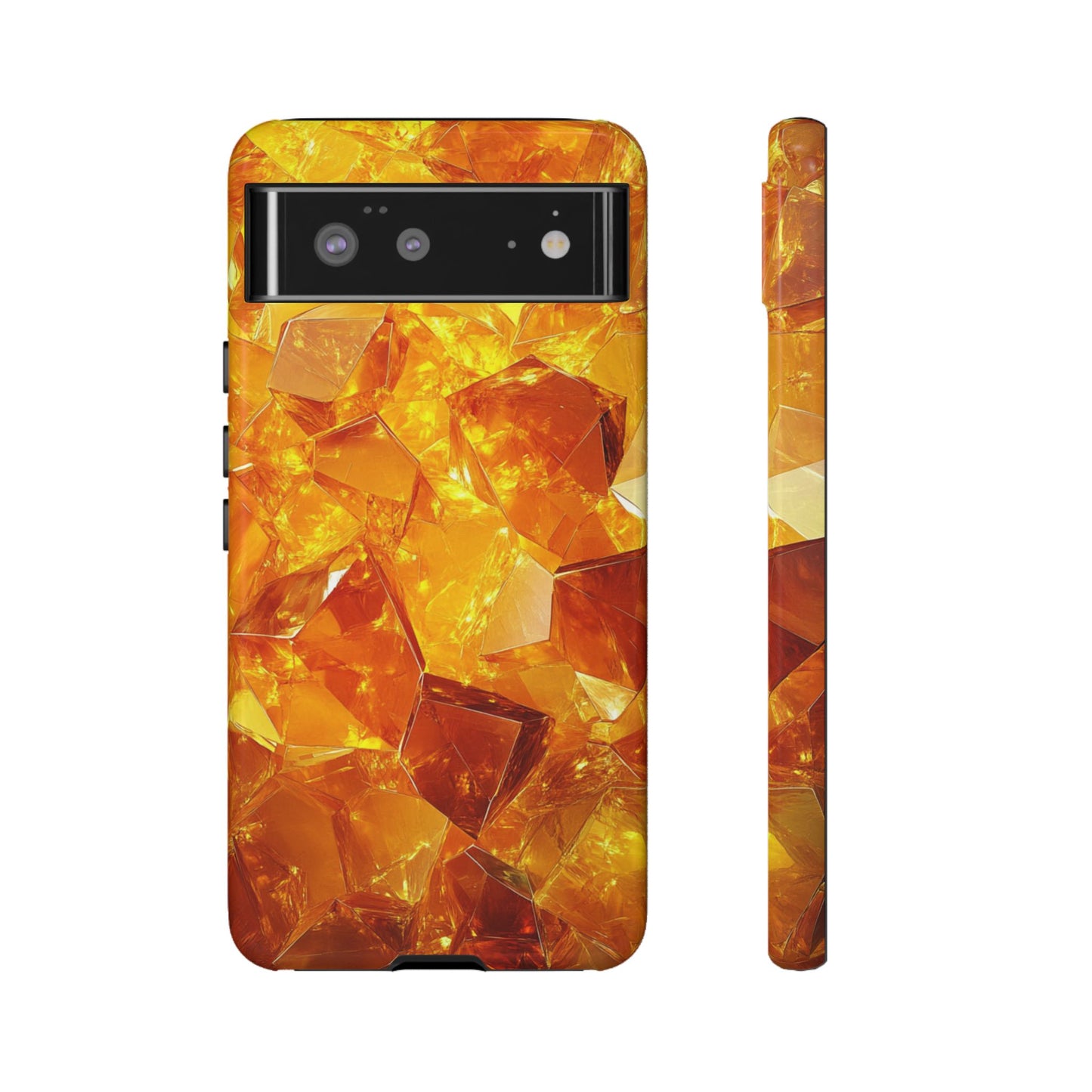 Amber Crystal Shards – Tough Google Pixel Case