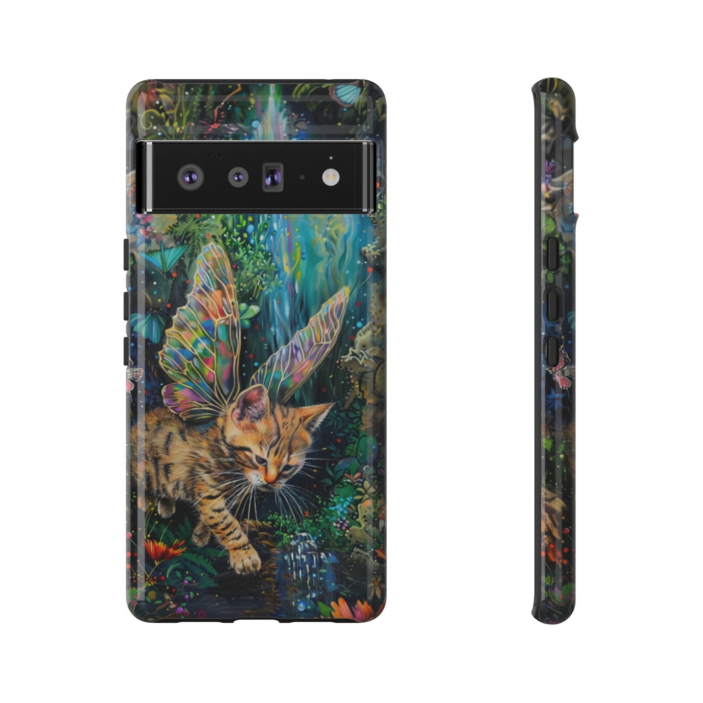 Fairy Garden Cat Phone Case – iPhone, Google Pixel, Samsung Galaxy