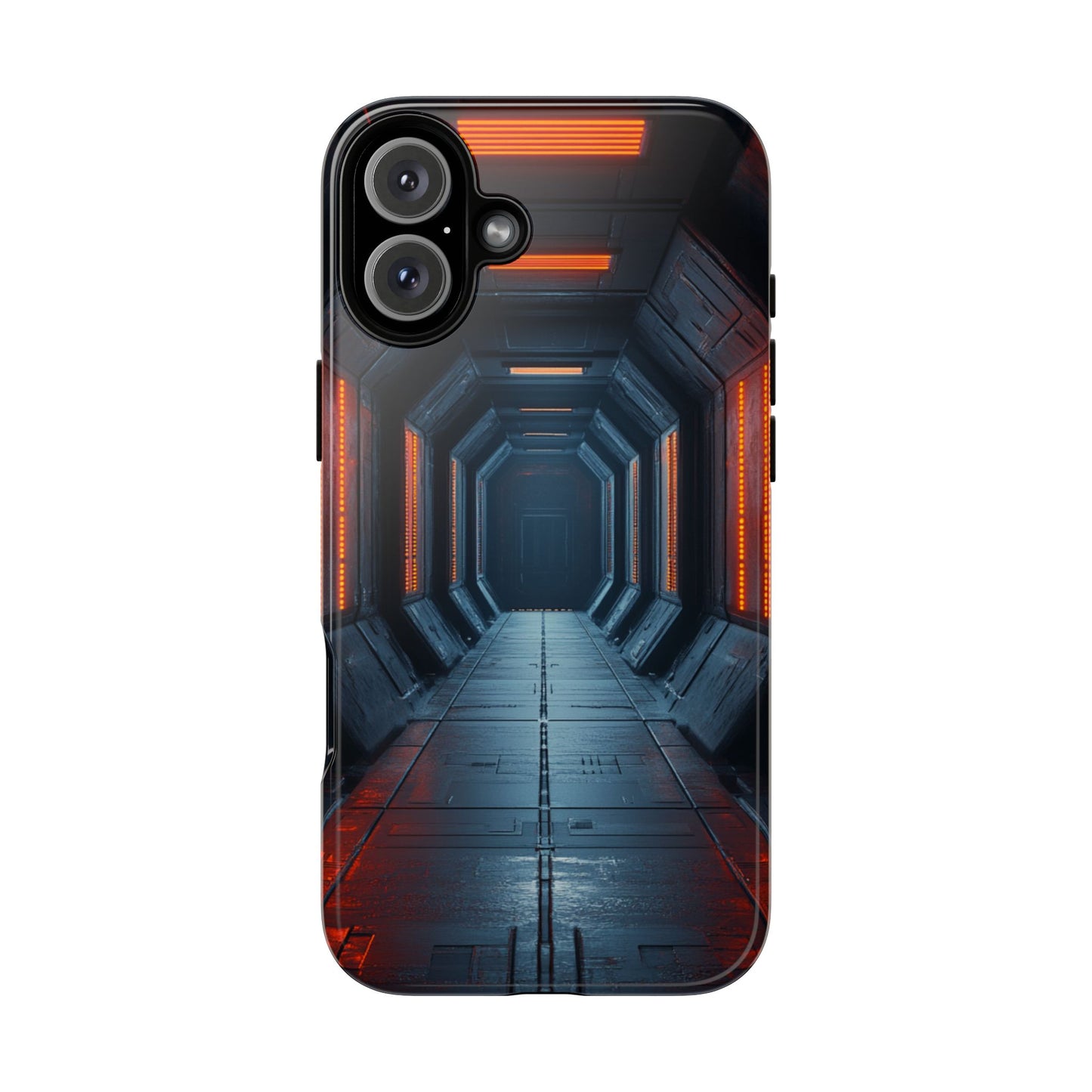 Red Alert Corridor – Tough iPhone Case