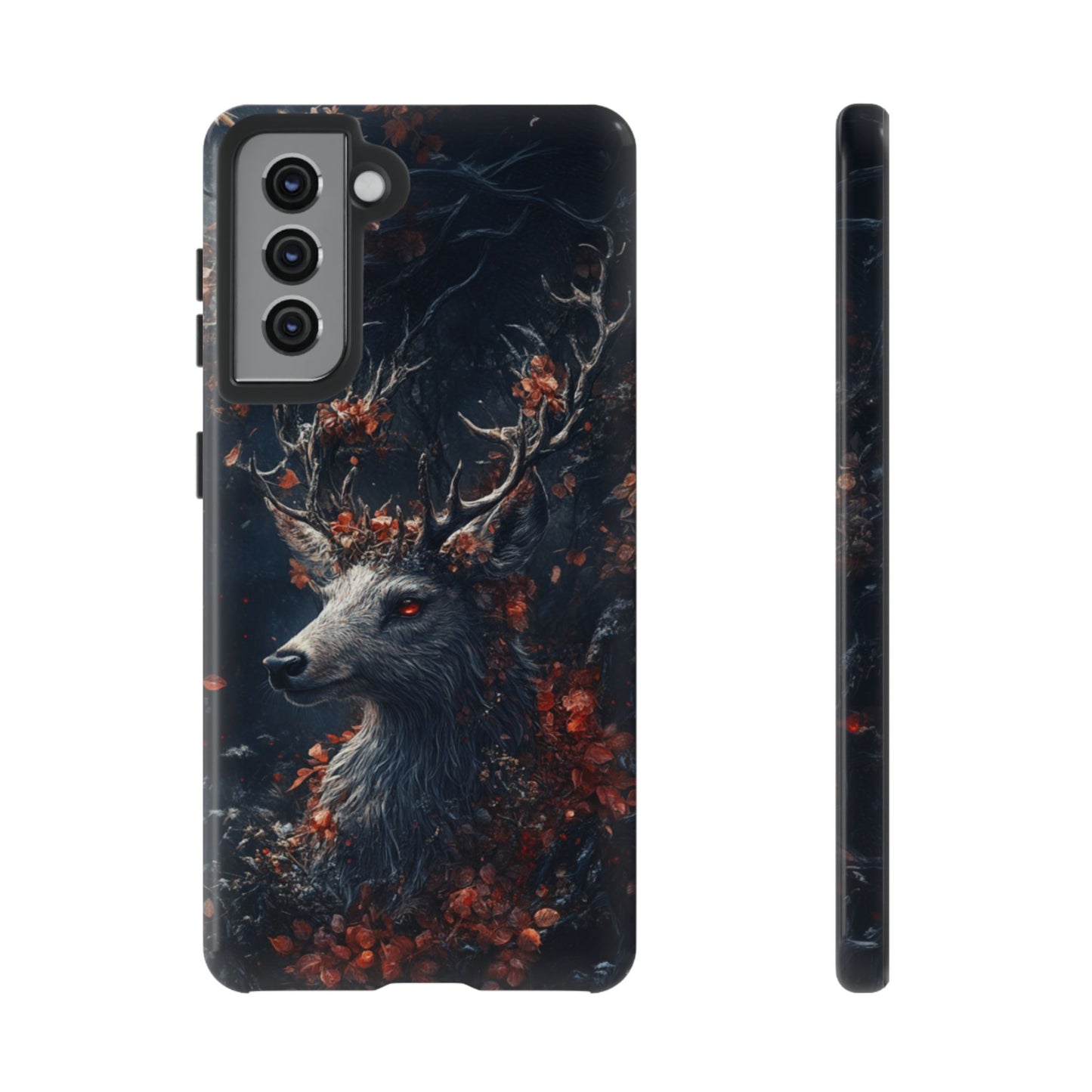 Crimson Stag Blossom – Tough Samsung Galaxy Case