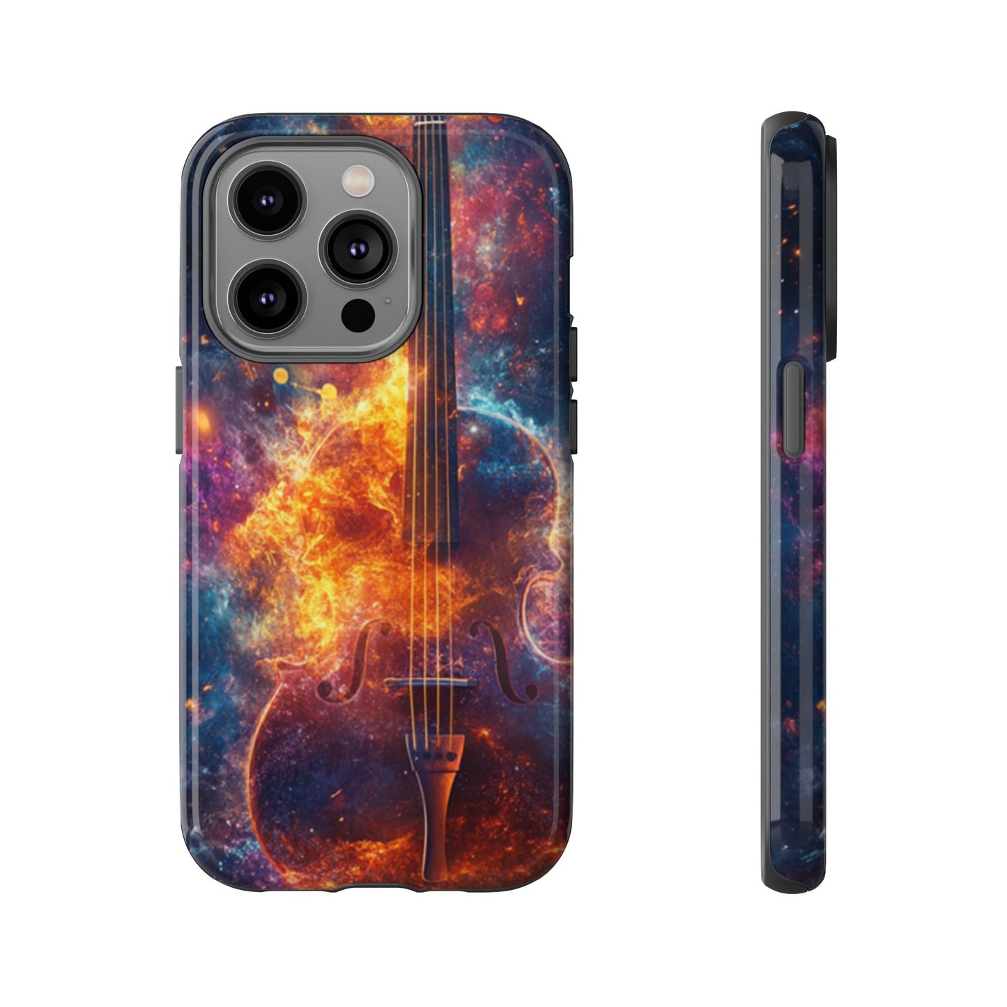Fiery Violin Galaxy Phone Case – iPhone, Samsung, Google Pixel