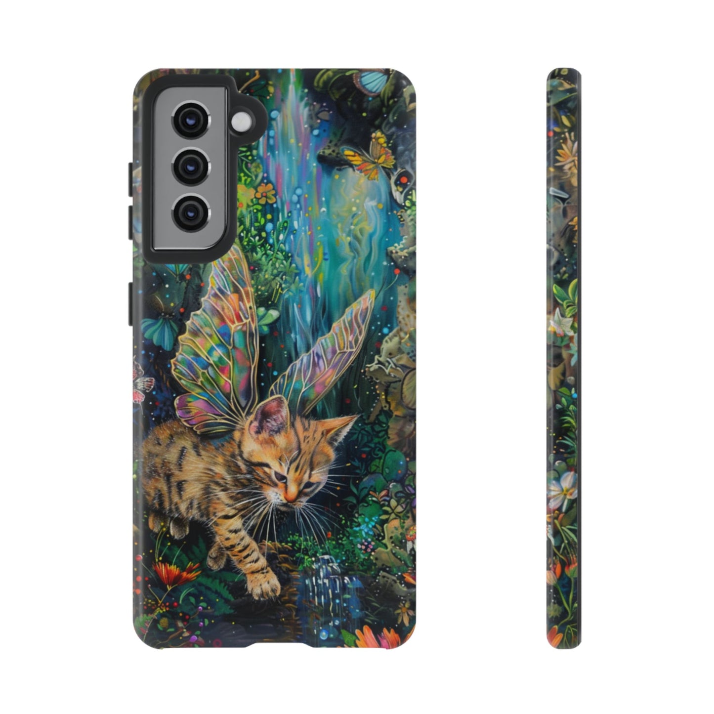 Fairy Garden Cat Phone Case – iPhone, Google Pixel, Samsung Galaxy