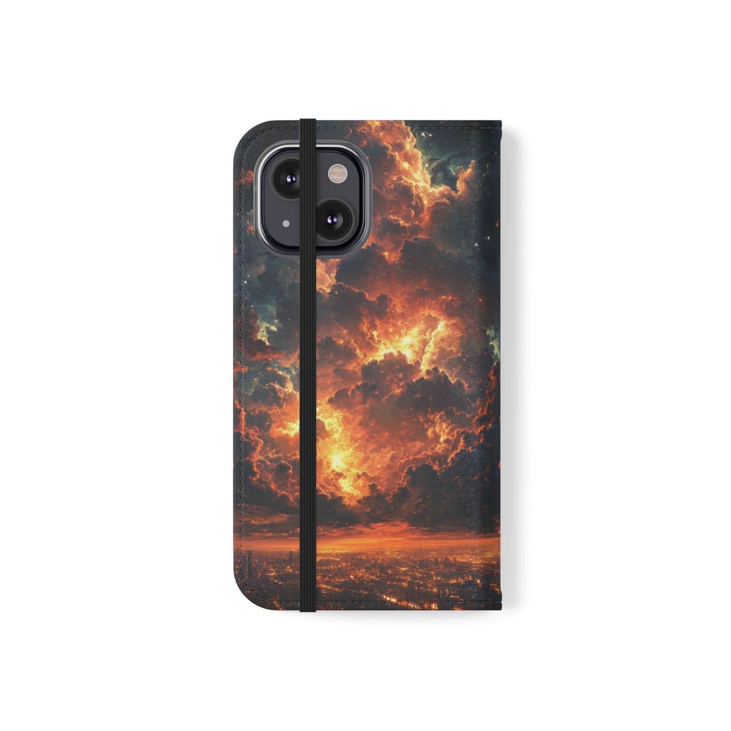 Cosmic Storm - Wallet Flip Case