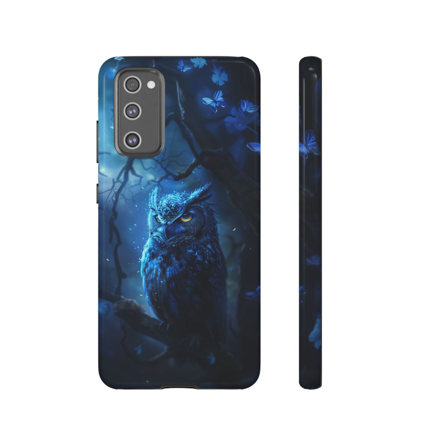 Azure Nocturne Owl – Tough Samsung Galaxy Case