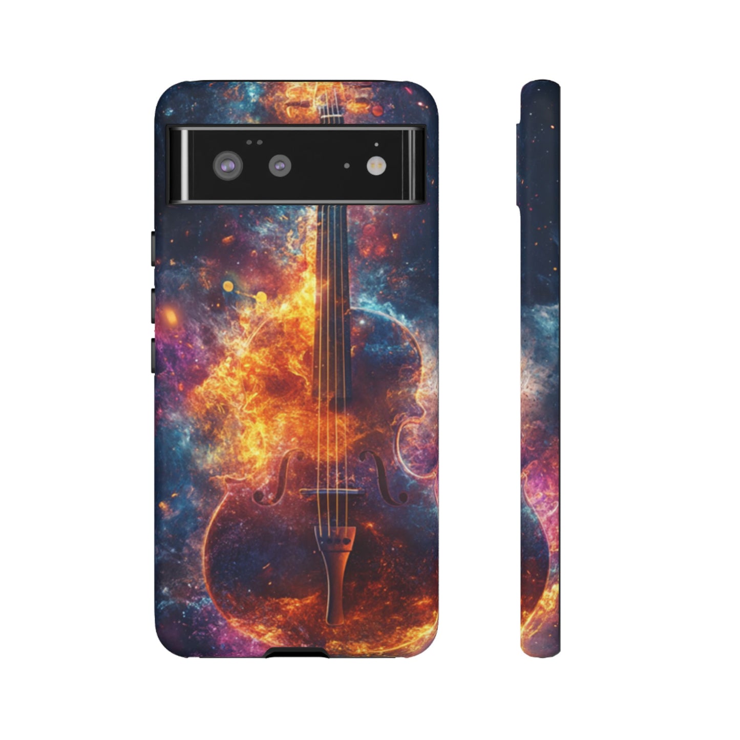 Fiery Violin Galaxy Phone Case – iPhone, Samsung, Google Pixel