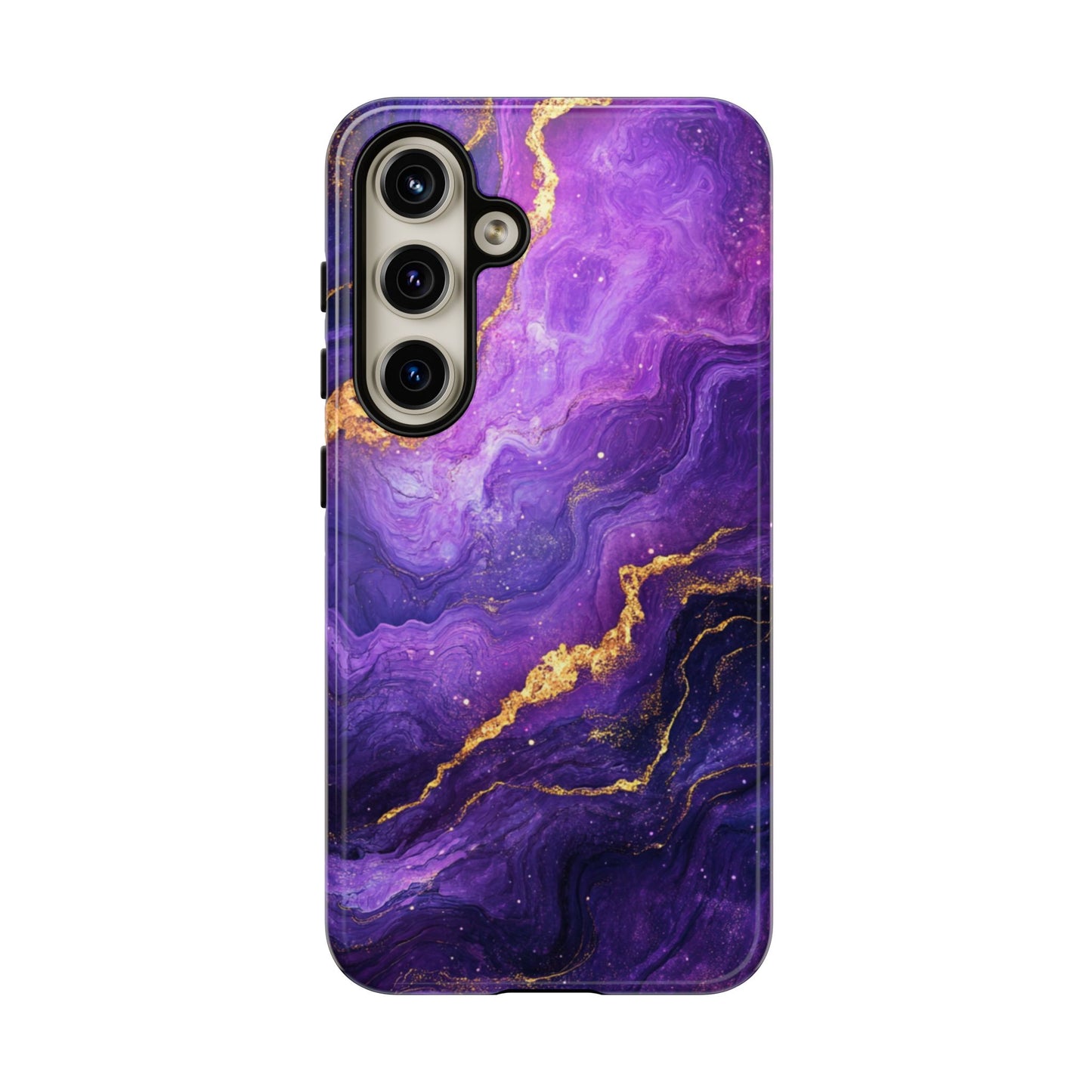 Amethyst Gold Marble – Tough Samsung Galaxy Case