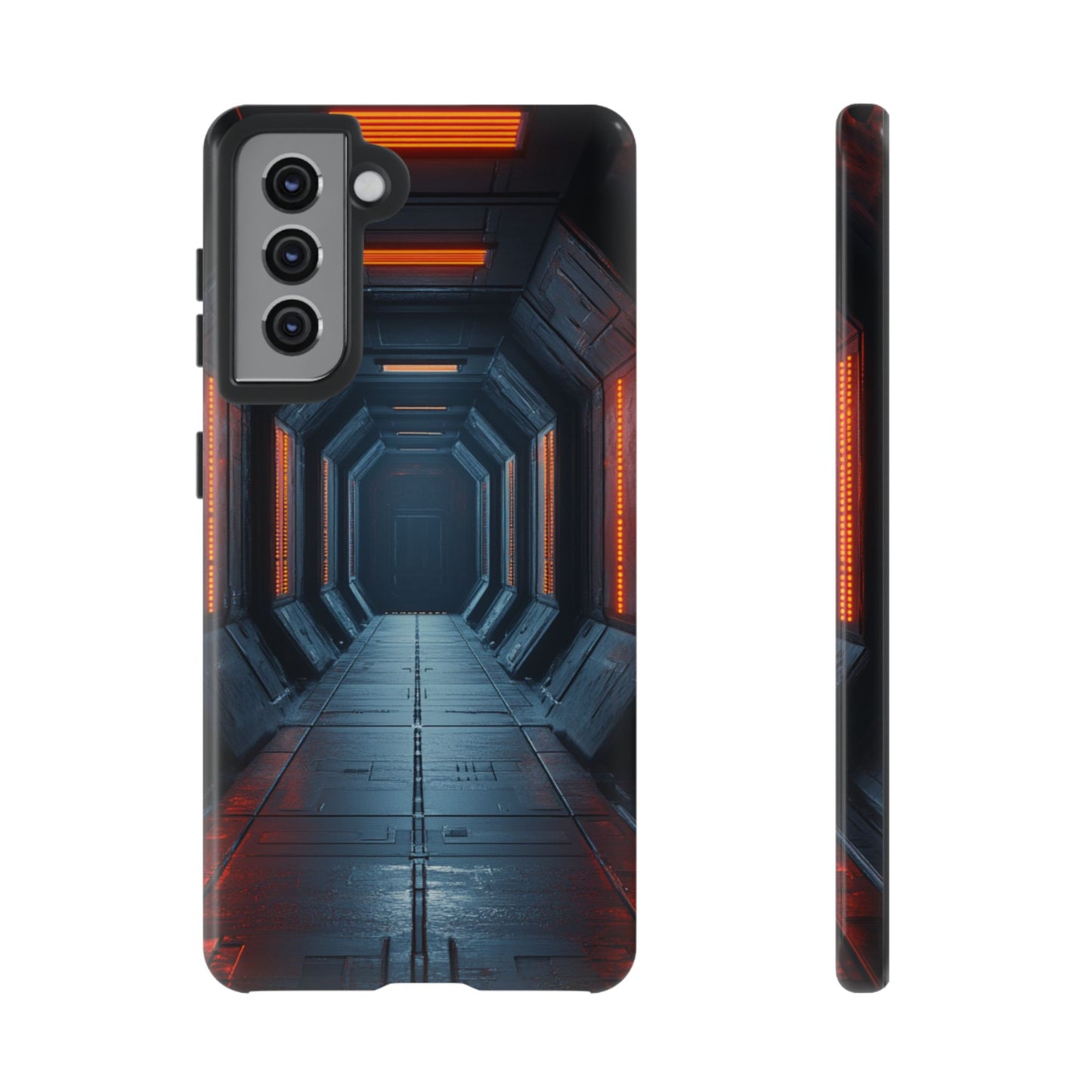Red Alert Corridor – Tough Samsung Galaxy Case