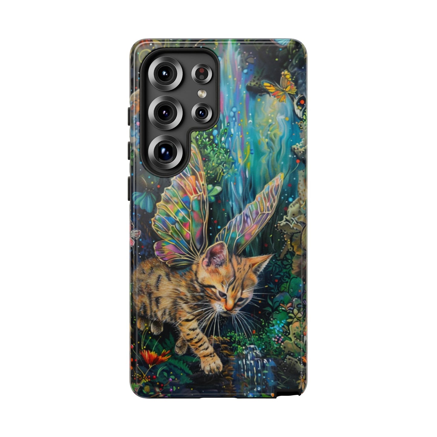 Fairy Garden Cat Phone Case – iPhone, Google Pixel, Samsung Galaxy