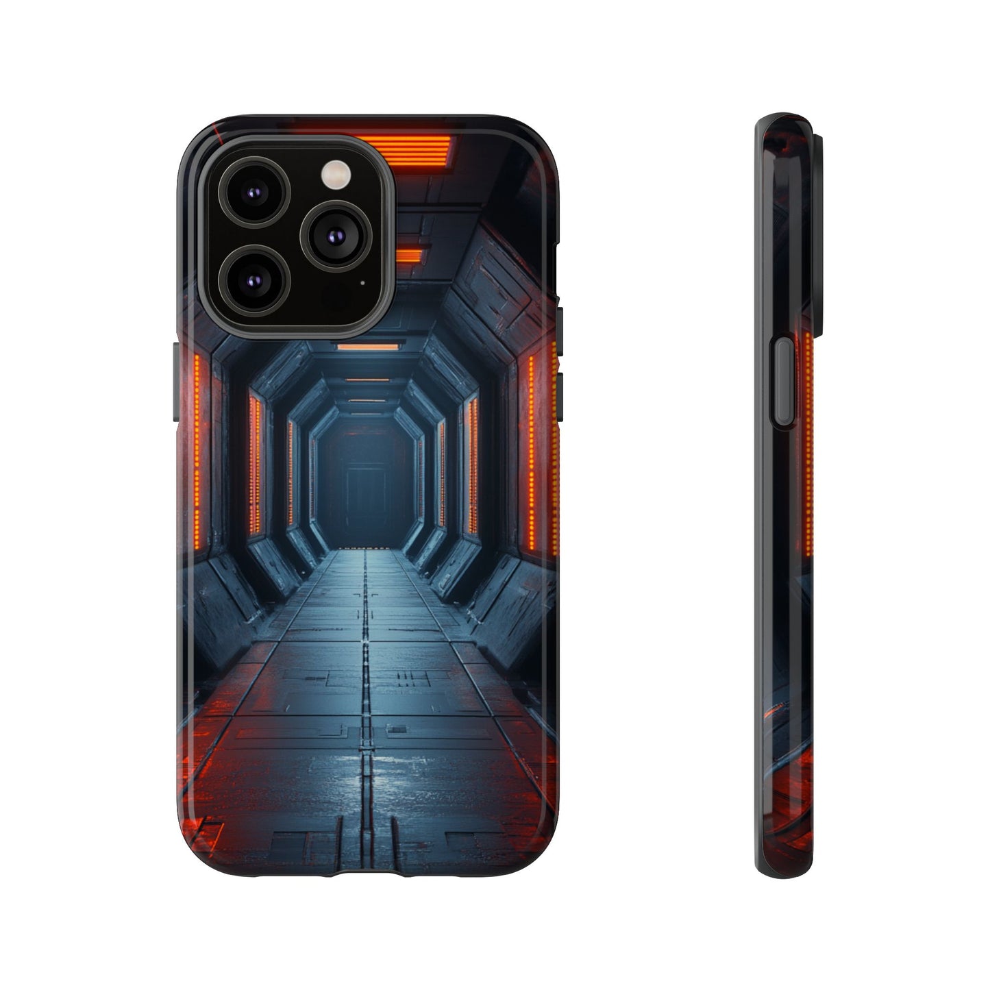 Red Alert Corridor – Tough iPhone Case
